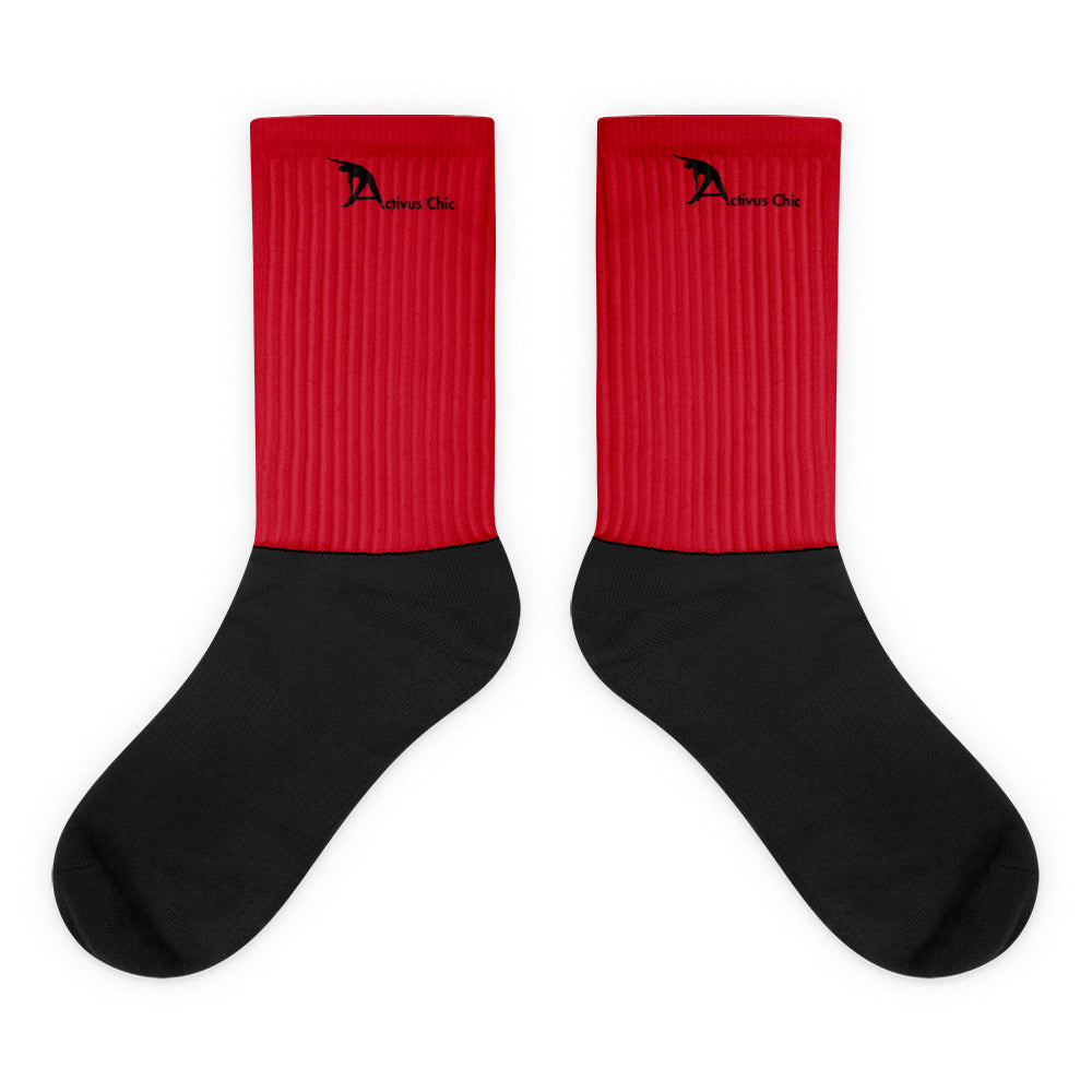 Red Activus Chic Socks