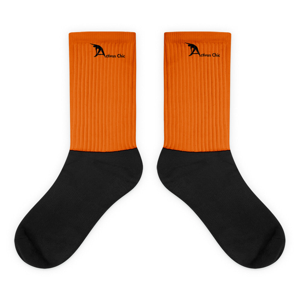 Orange Activus Chic Socks