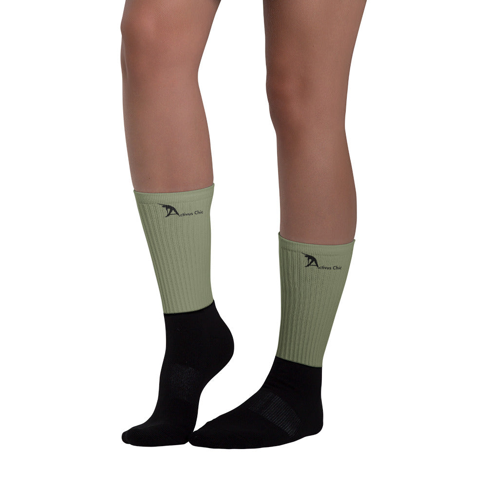 Military green Activus Chic Socks