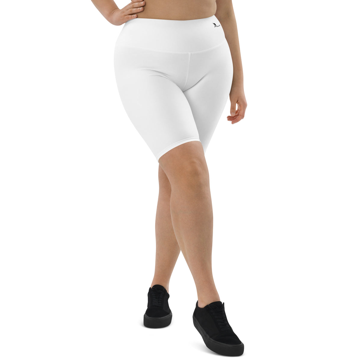 White Biker Shorts