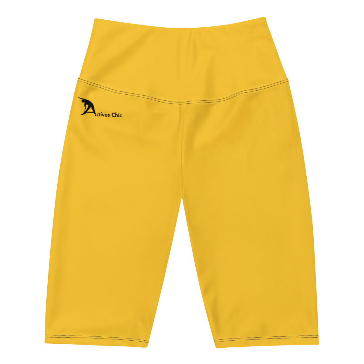 Yellow Biker Shorts