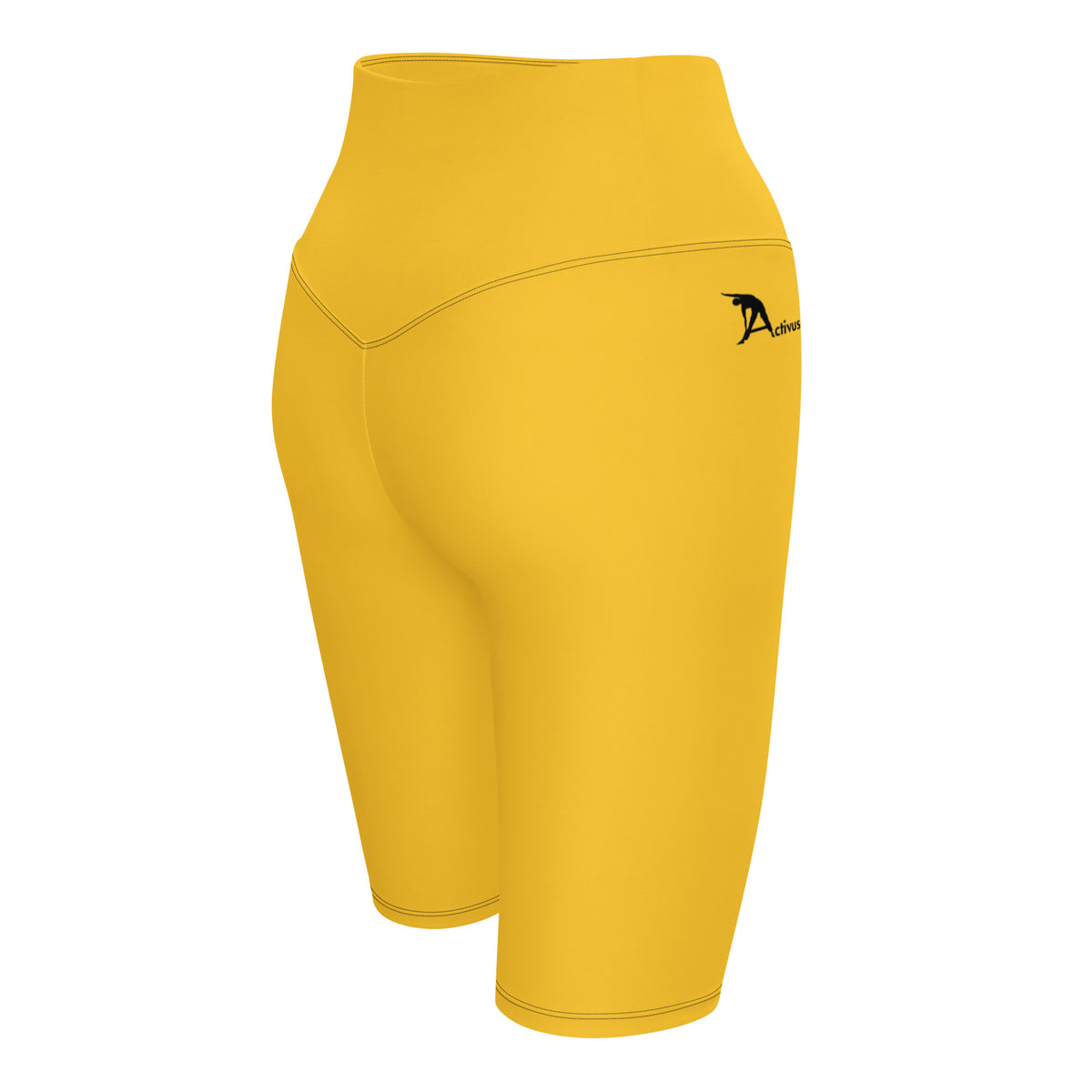 Yellow Biker Shorts