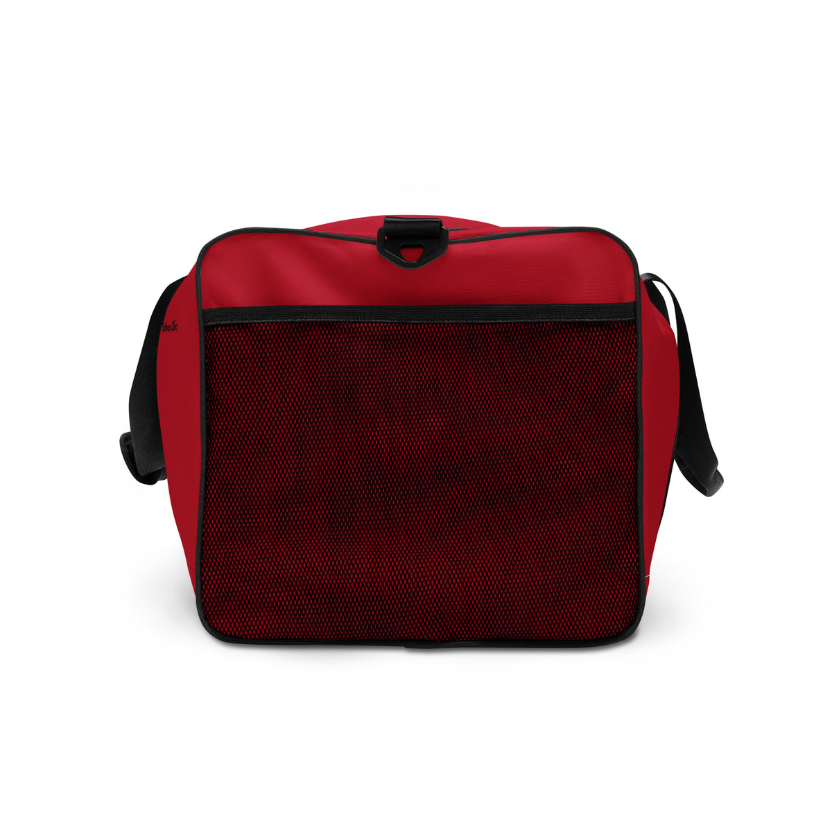 The Red and Black Duffle bag