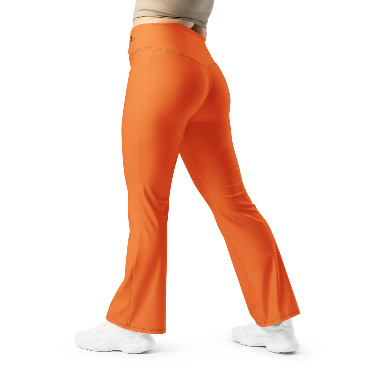 Orange Flare leggings