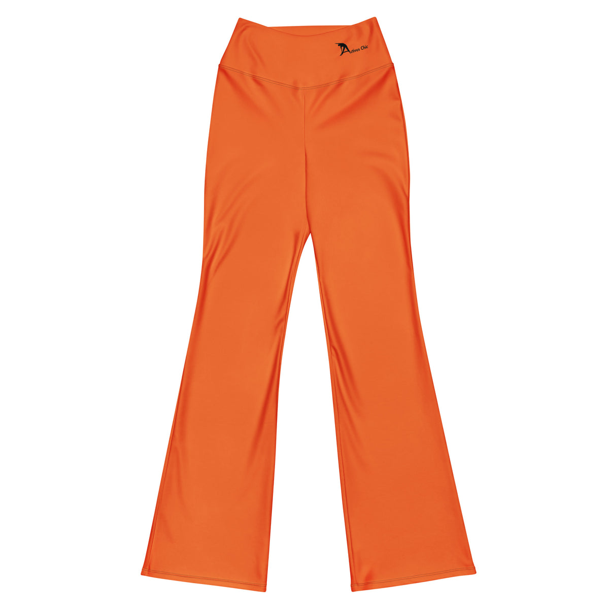 Orange Flare leggings