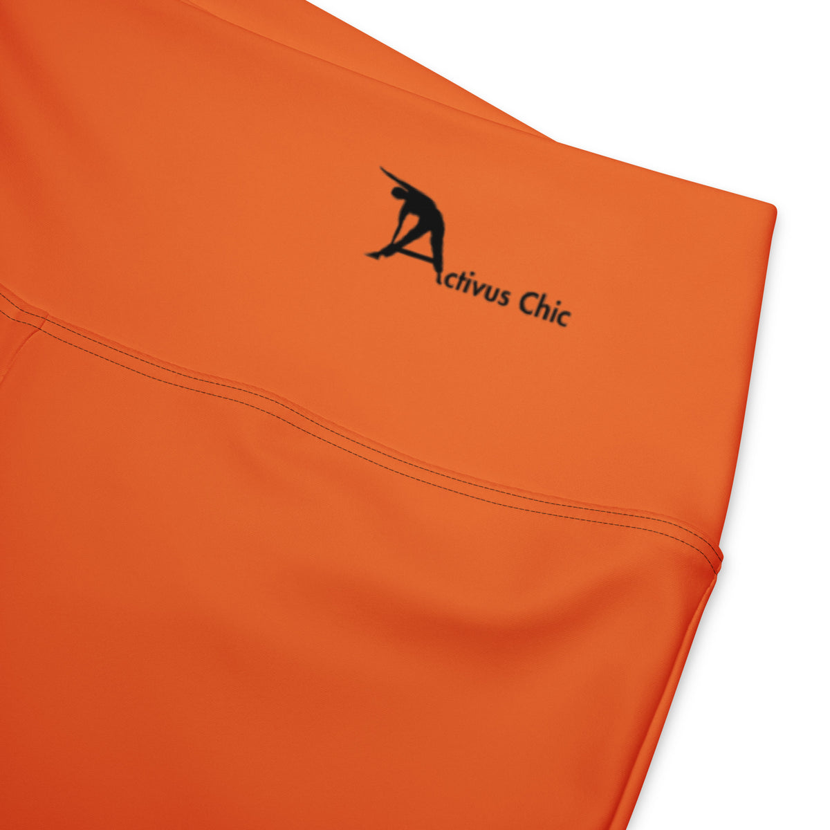 Orange Flare leggings