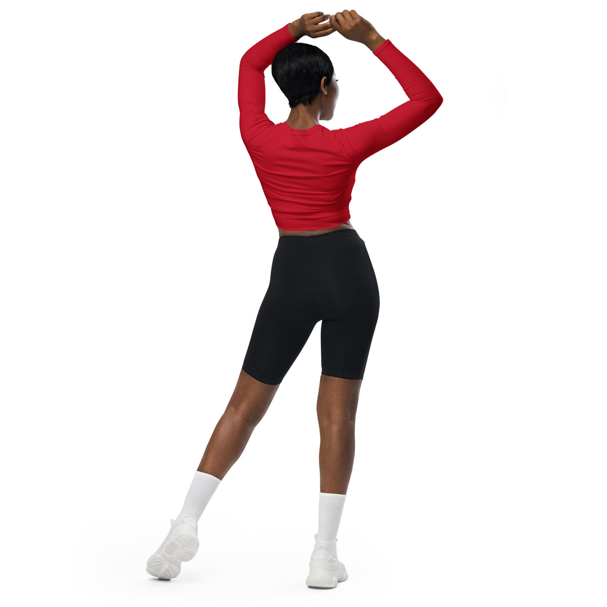 Red Activus Chic long-sleeve crop top