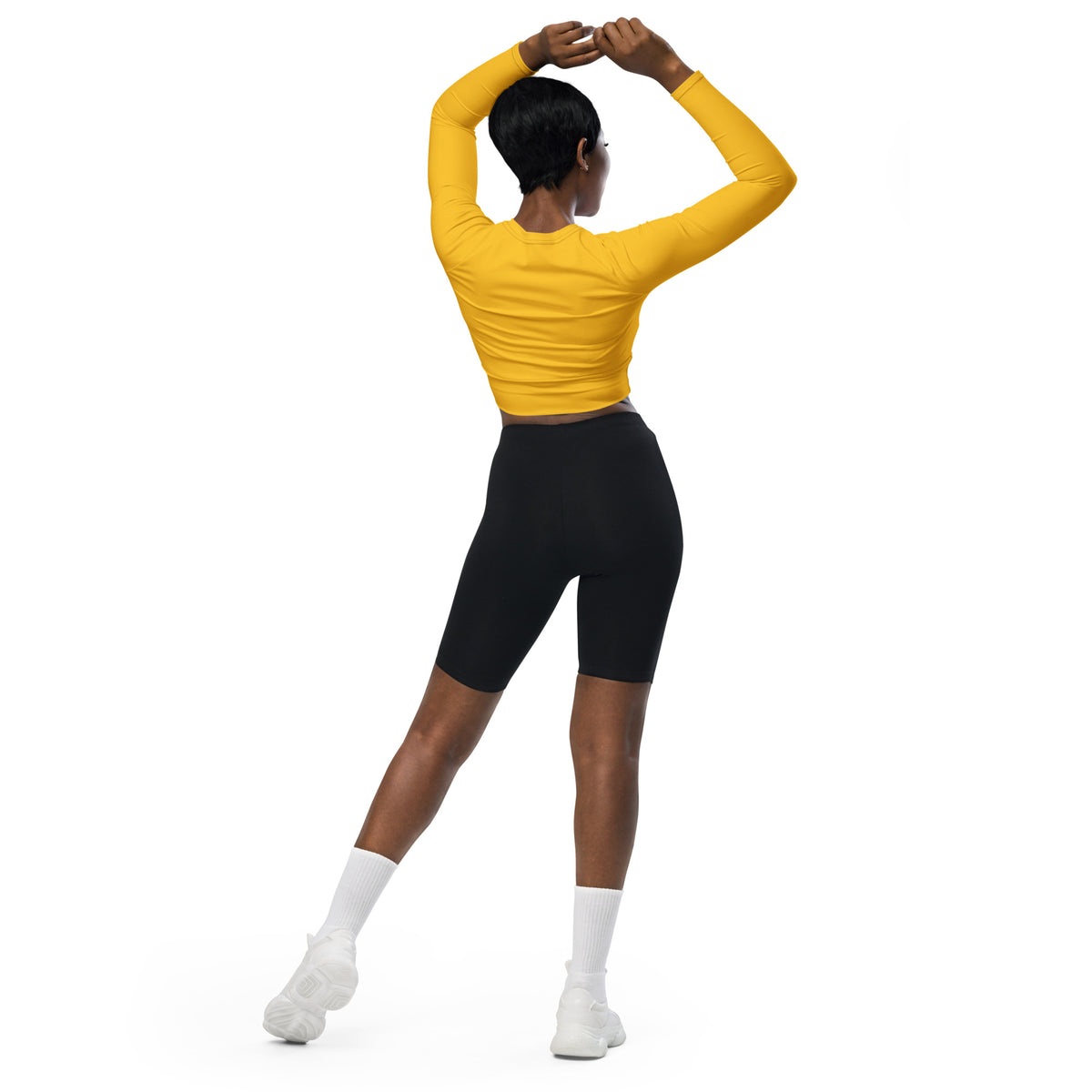 Yellow Activus Chic long-sleeve crop top