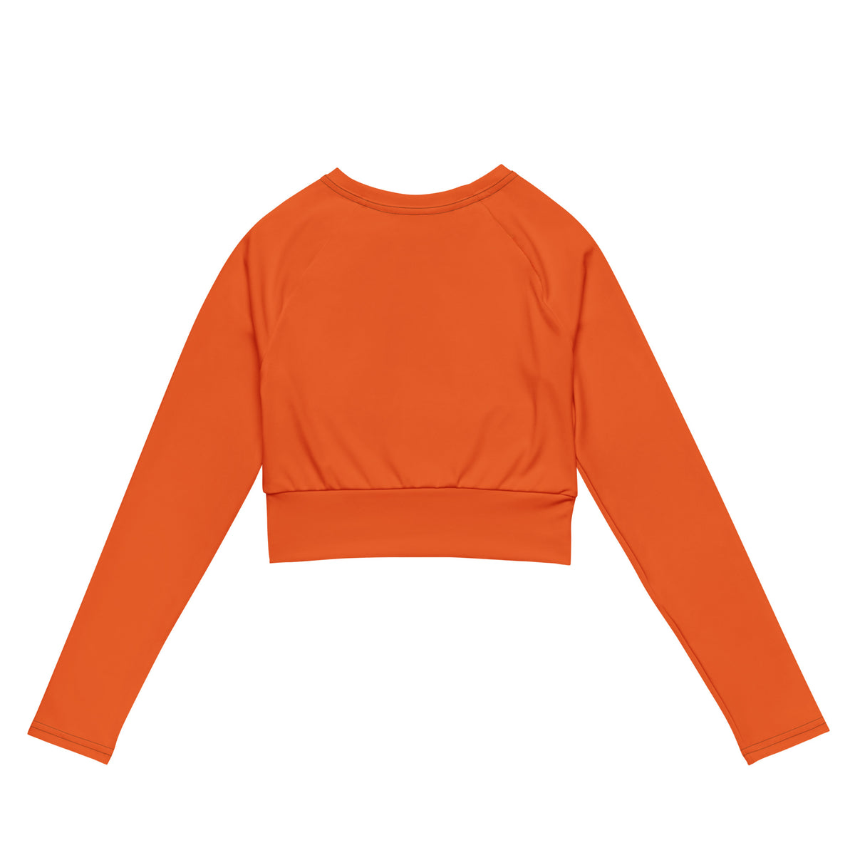 Orange Activus Chic long-sleeve crop top