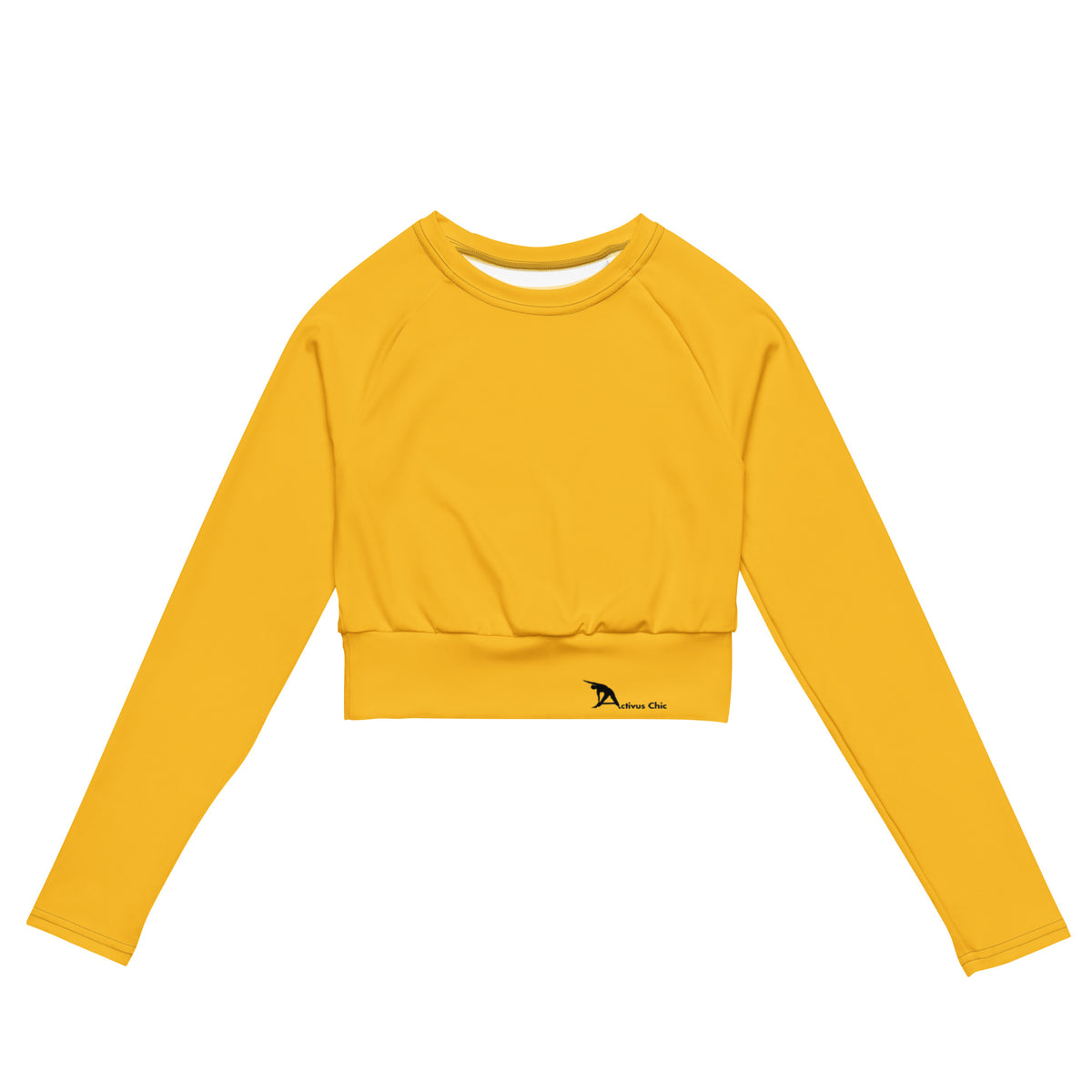 Yellow Activus Chic long-sleeve crop top