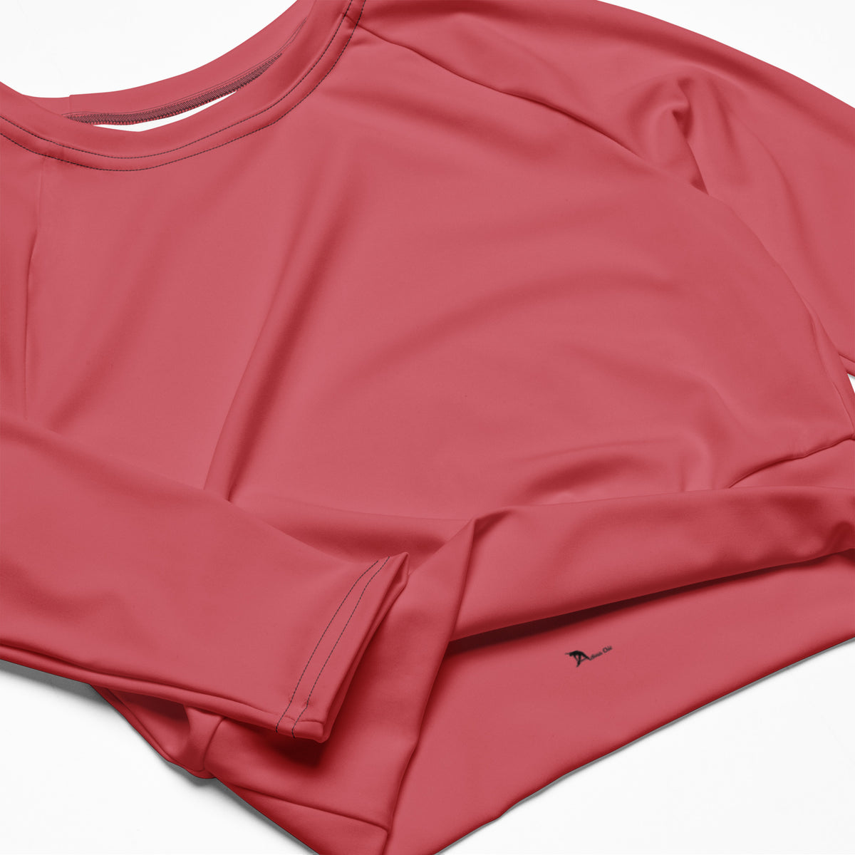 Mauve Pink Activus Chic long-sleeve crop top