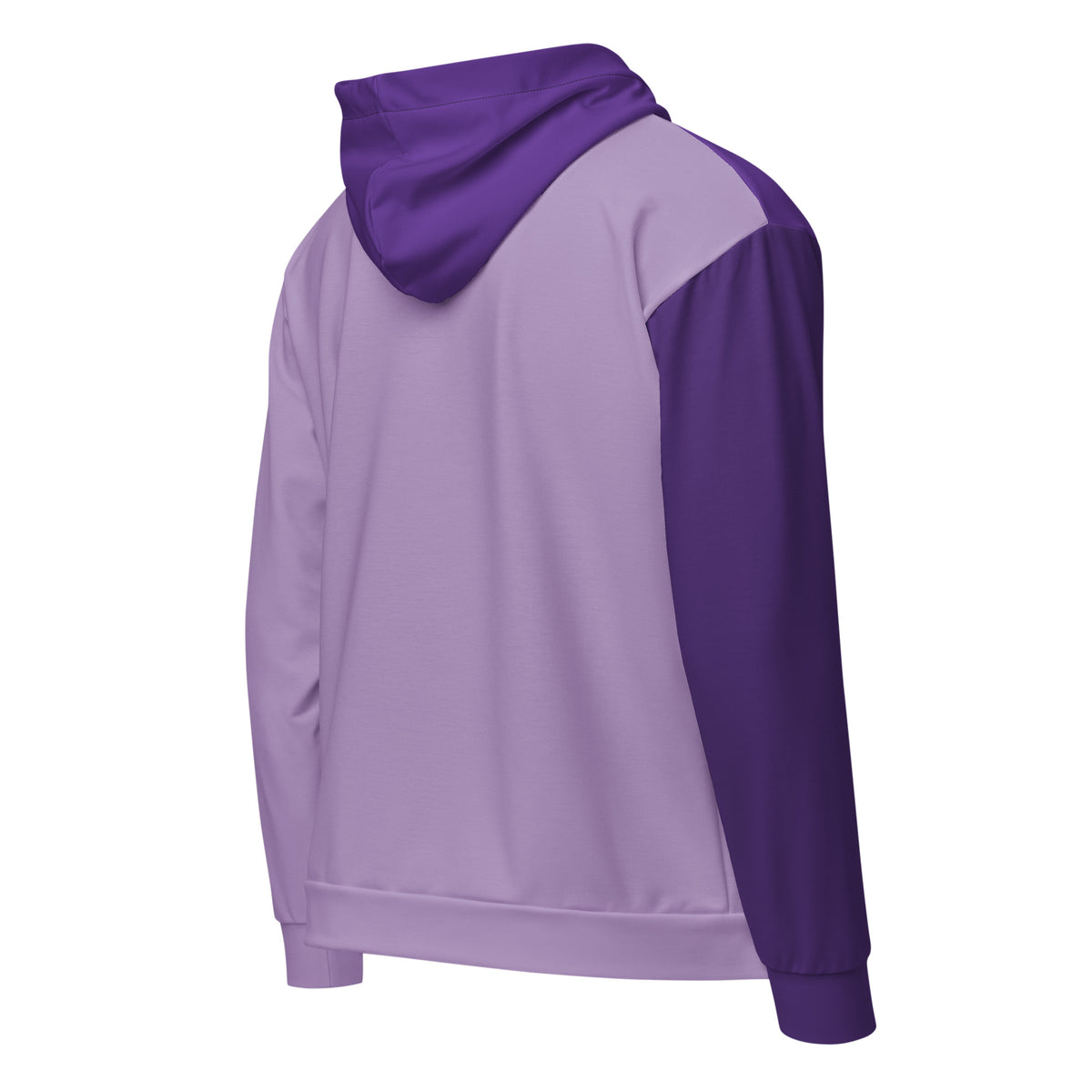 Purple Unisex zip hoodie