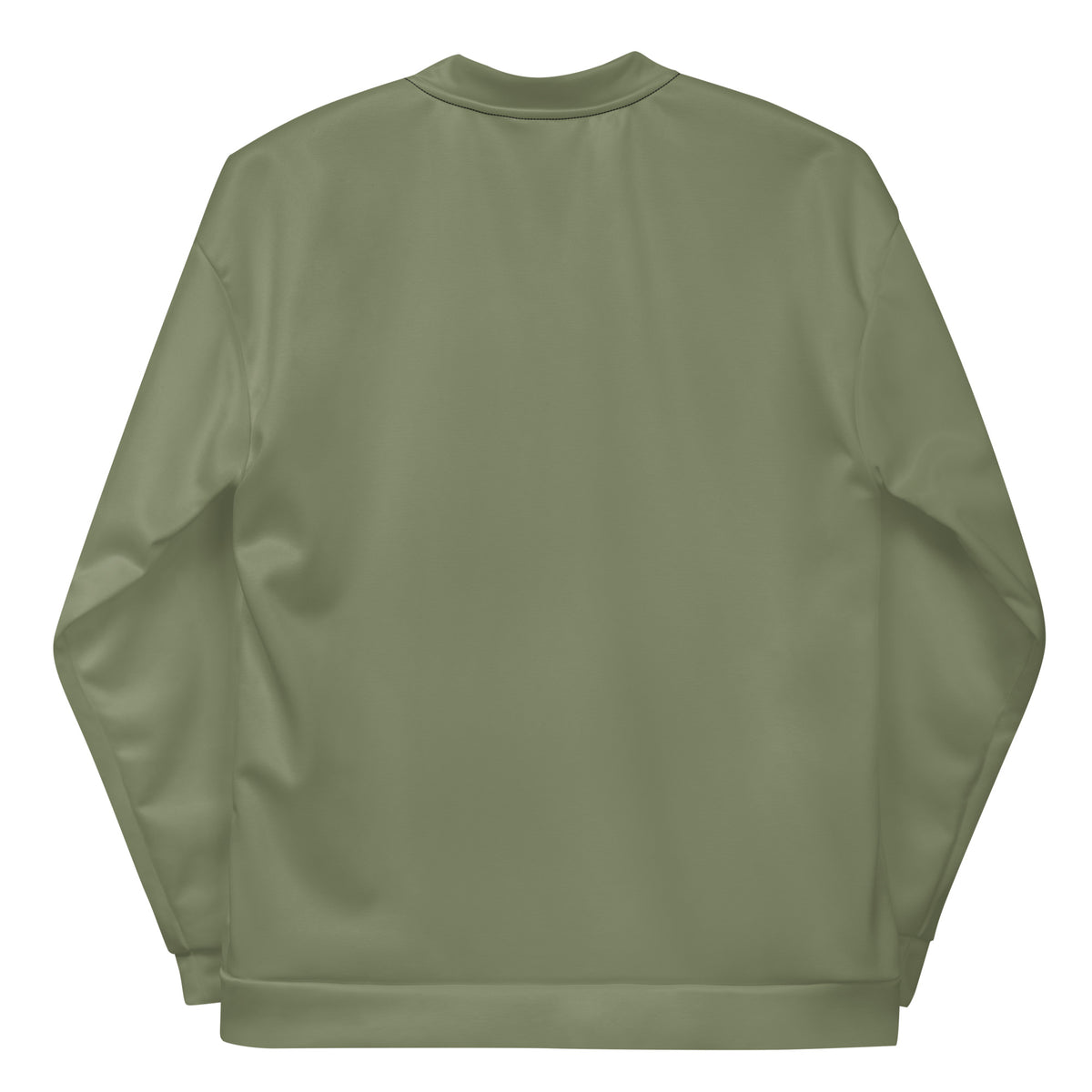 Military green Unisex Bomber Jacket