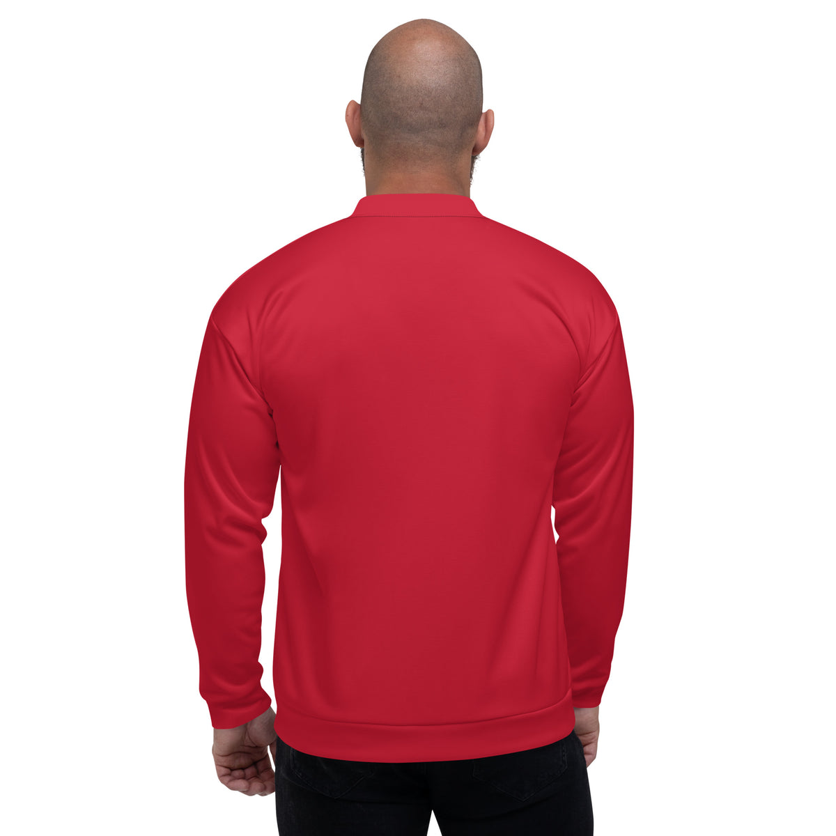 Red Unisex Bomber Jacket