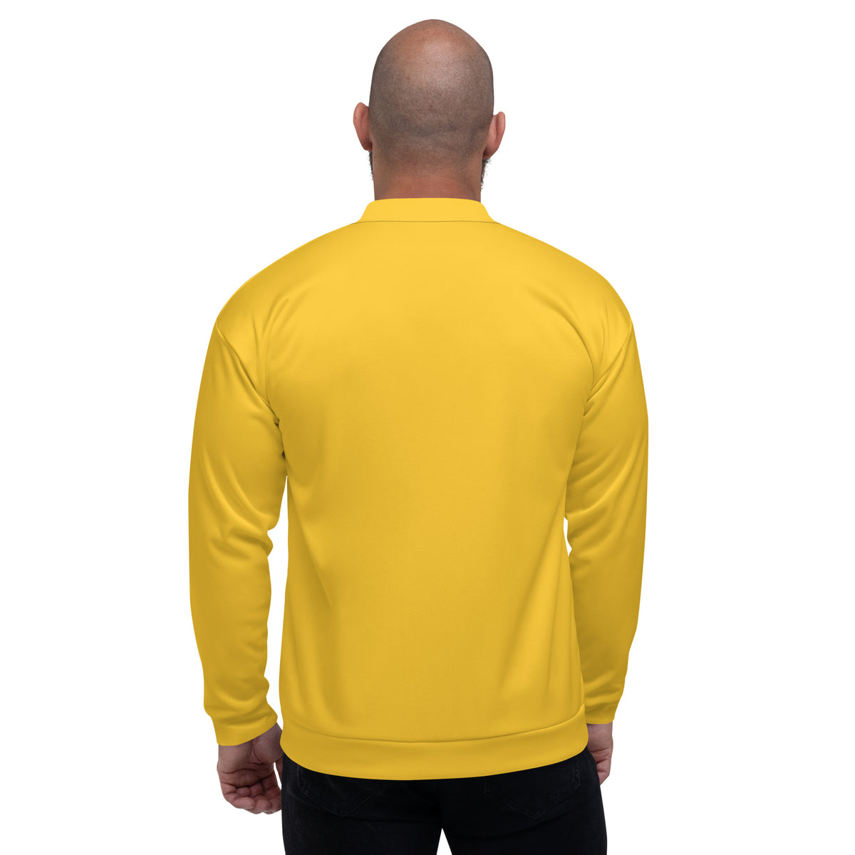 Yellow Unisex Bomber Jacket