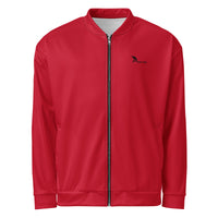 Red Unisex Bomber Jacket