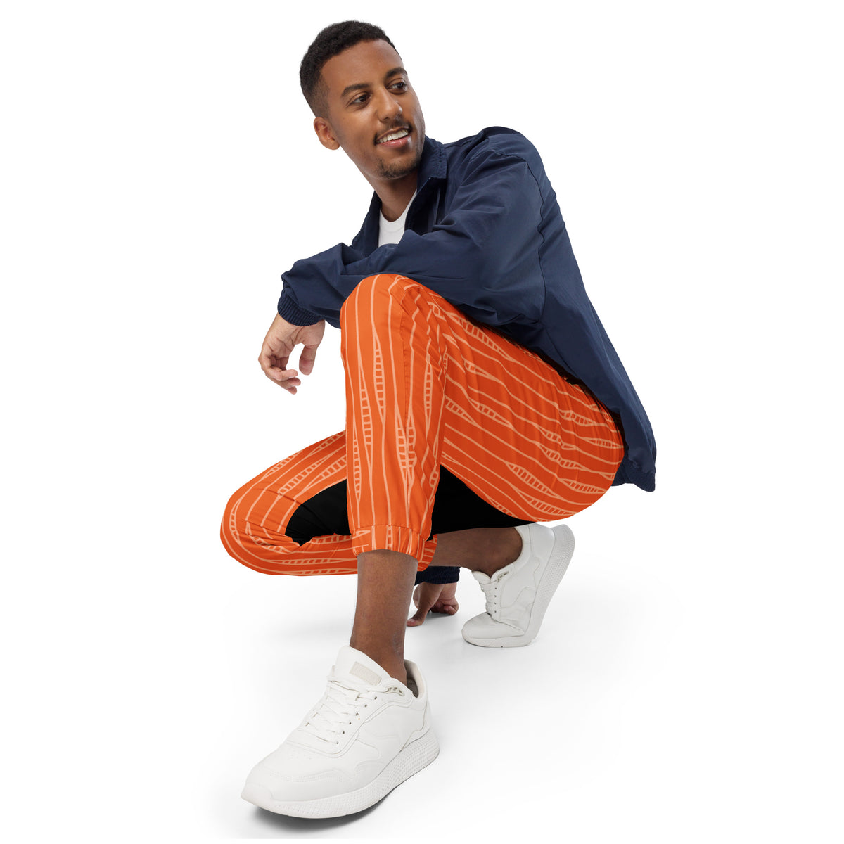 Orange Design Unisex track pants