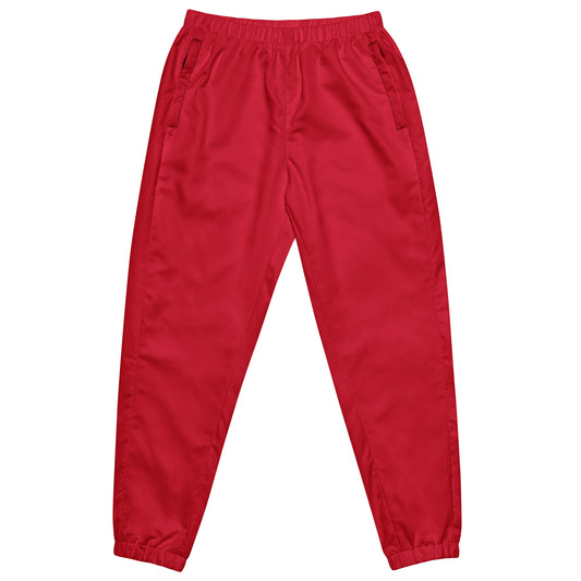 Red Unisex track pants