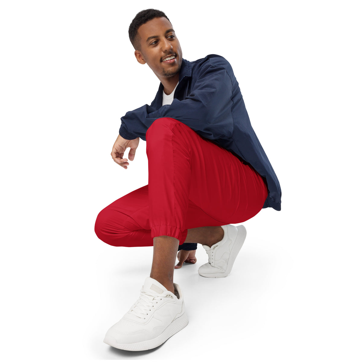 Red Unisex track pants