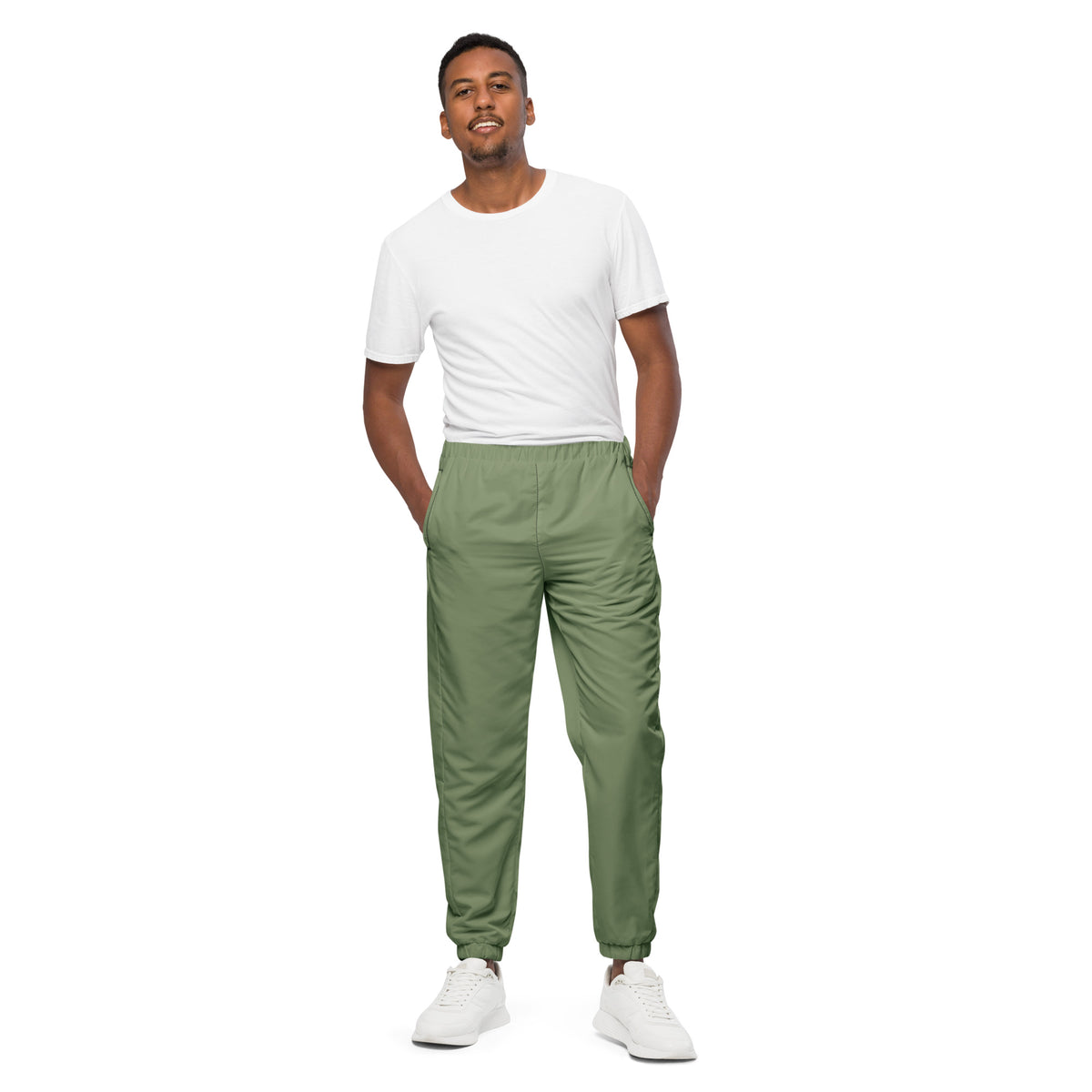 Military green Unisex track pants