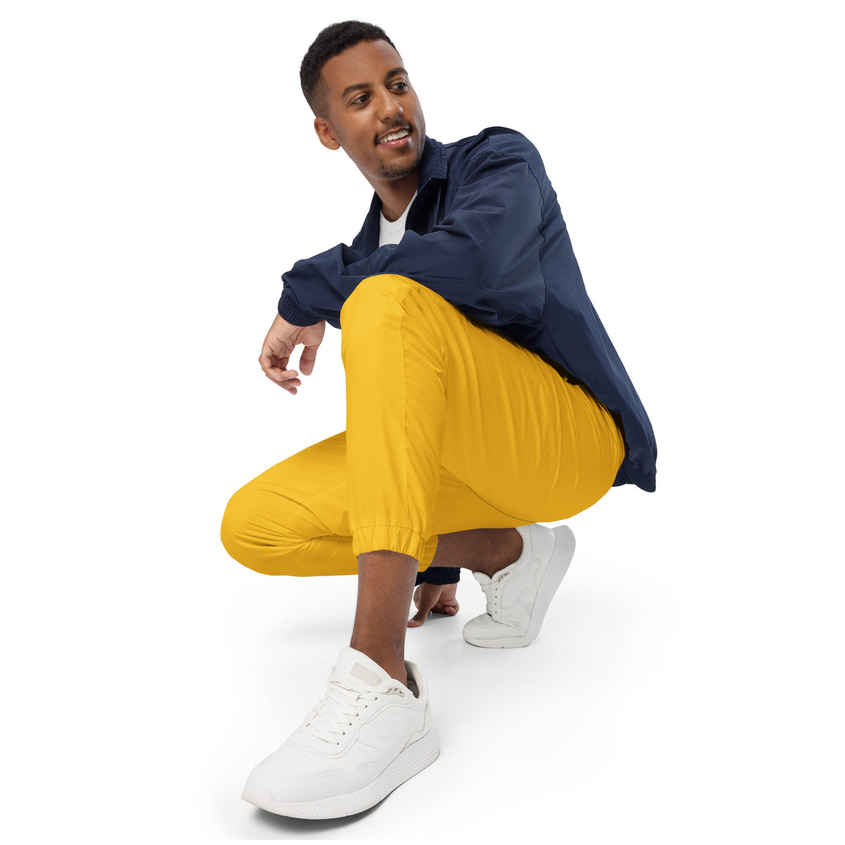 Yellow Unisex track pants