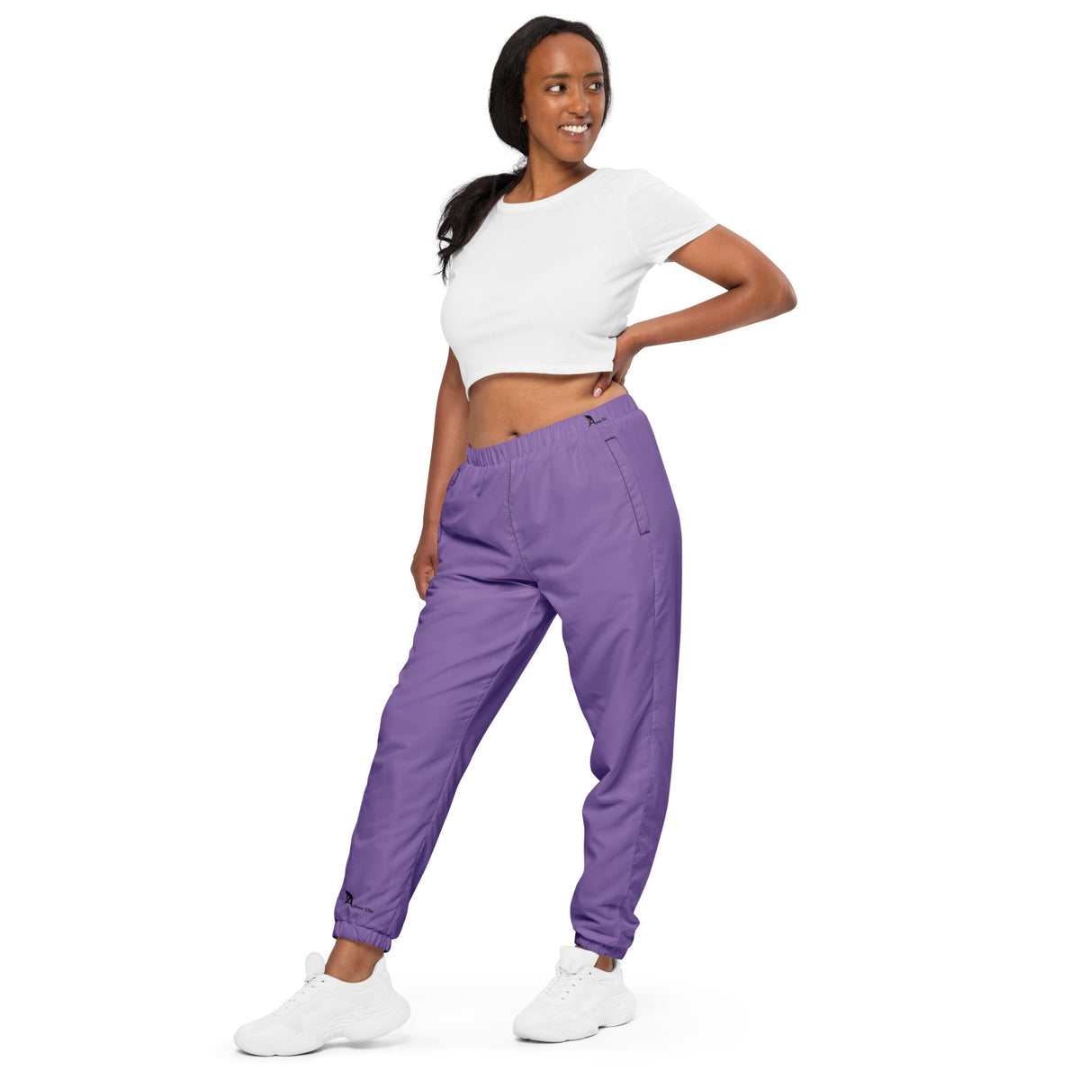 Purple Unisex track pants