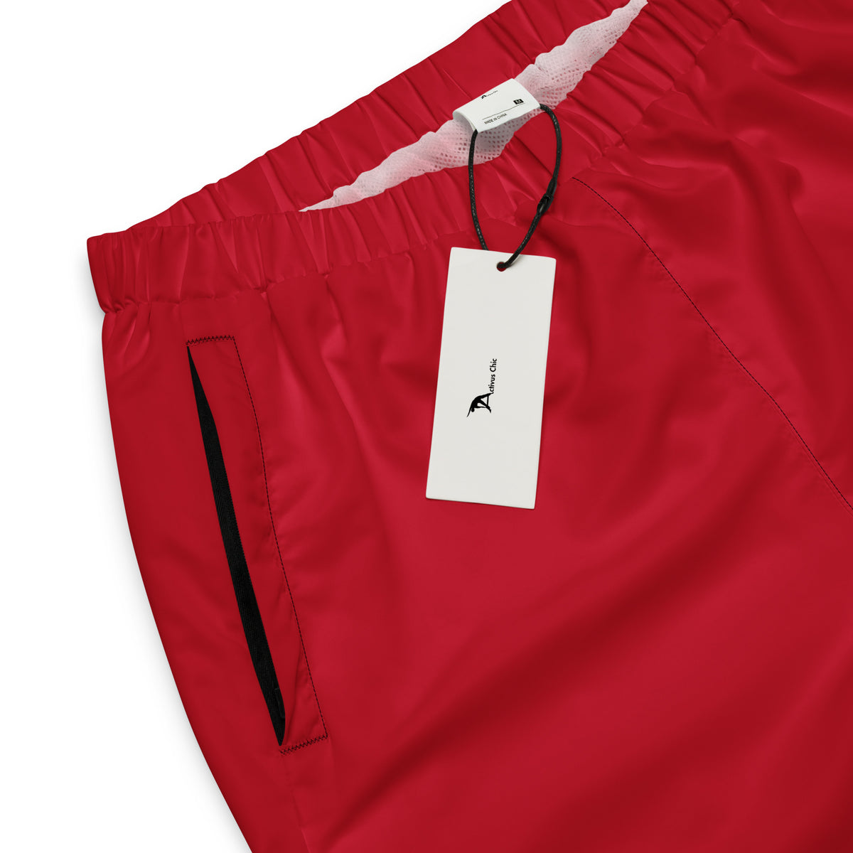 Red Unisex track pants