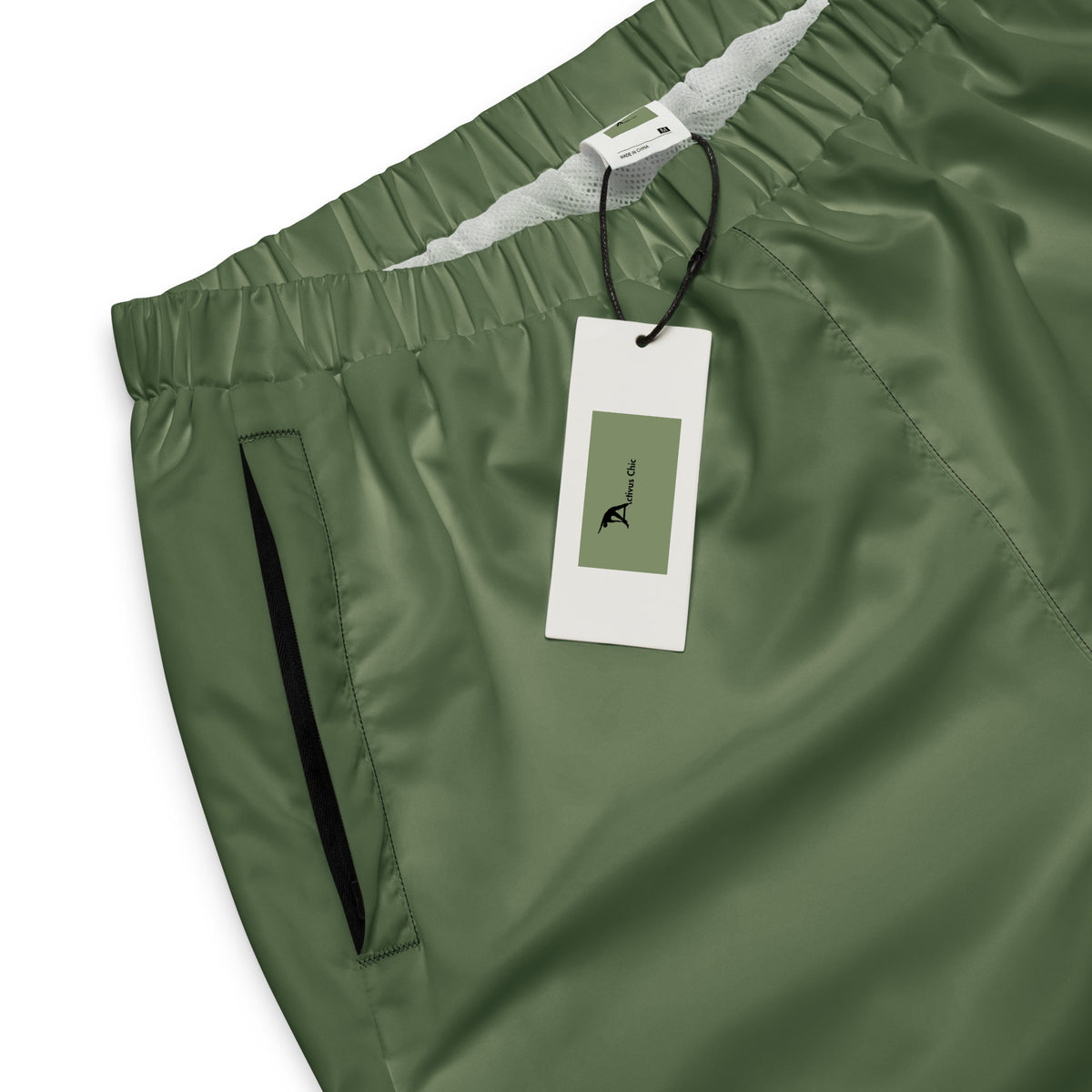 Military green Unisex track pants