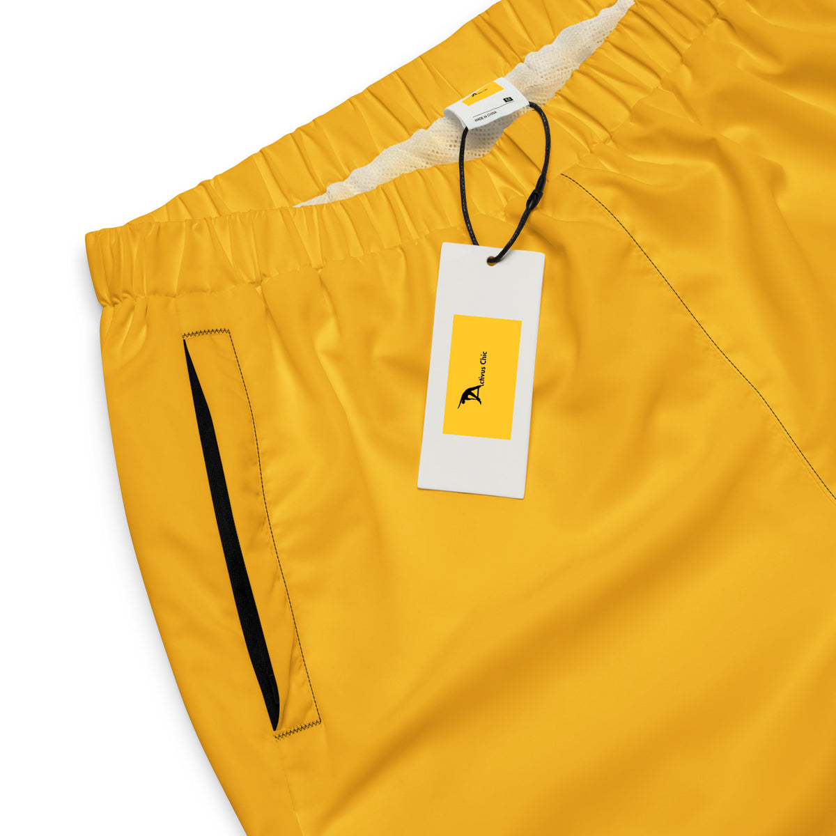 Yellow Unisex track pants