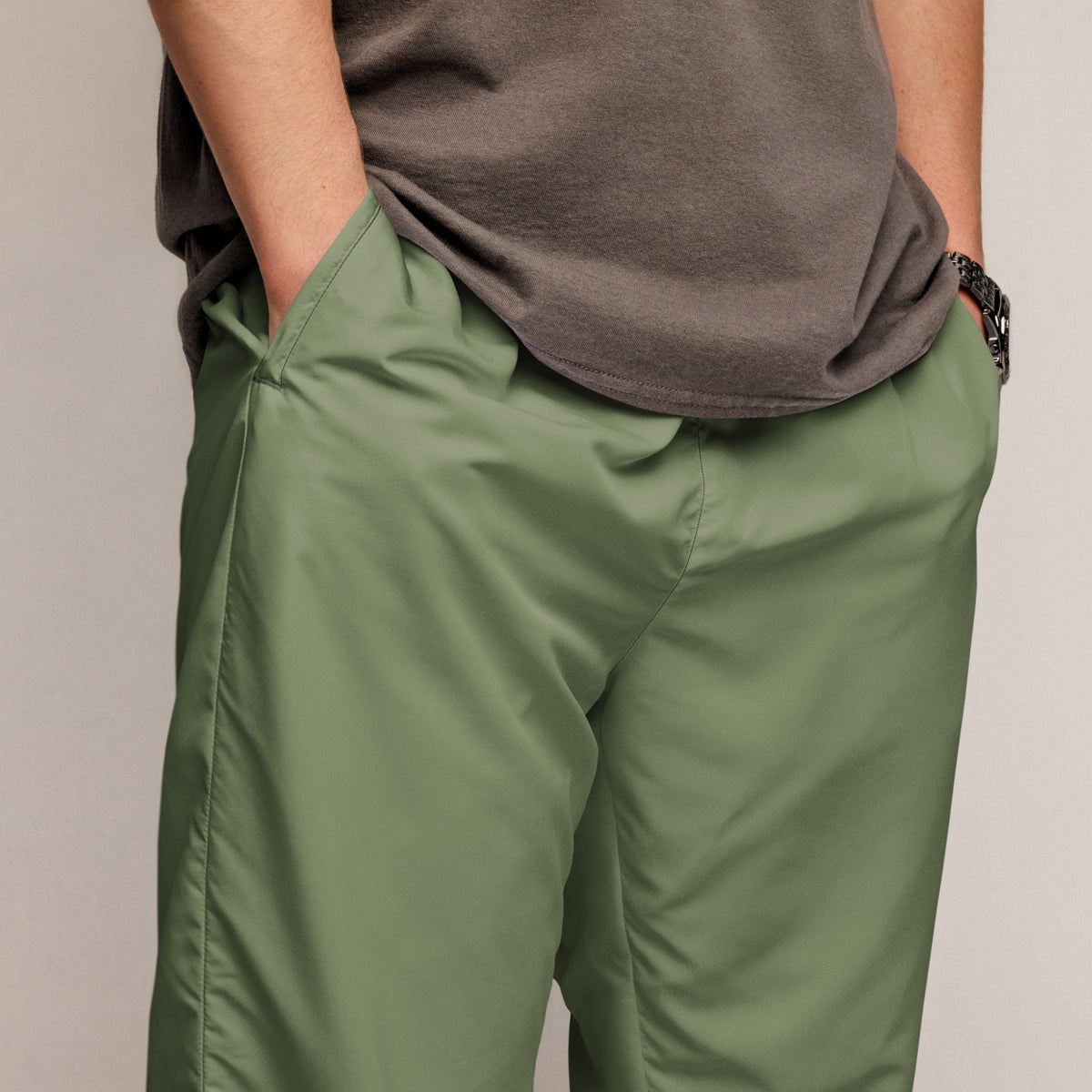 Military green Unisex track pants