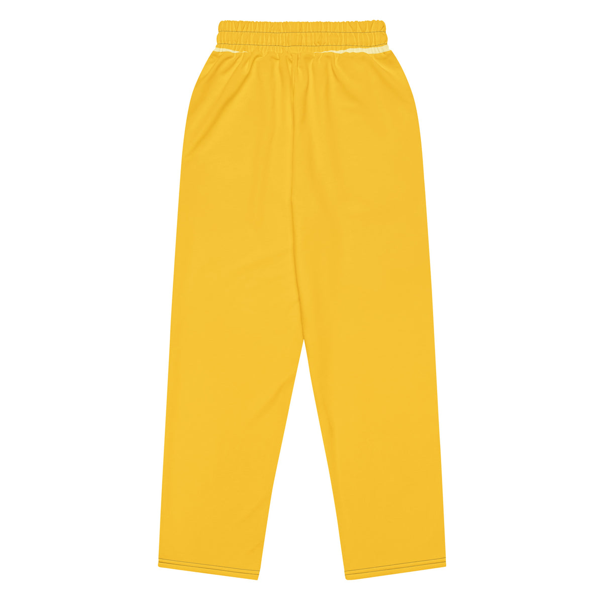 Yellow Wide-leg joggers