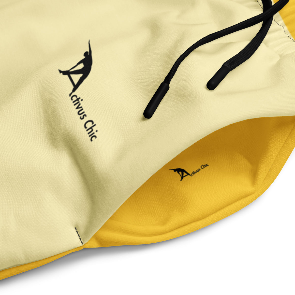 Yellow Wide-leg joggers