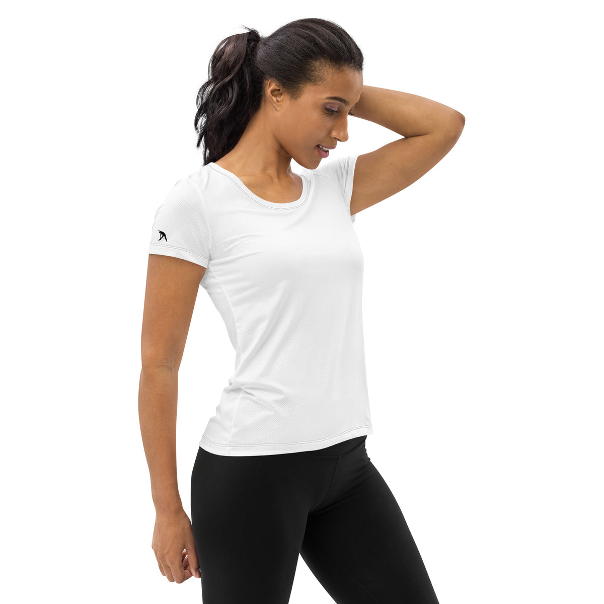 White AC Women's Athletic T-shirt