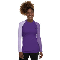 Purple Women's Rash Guard