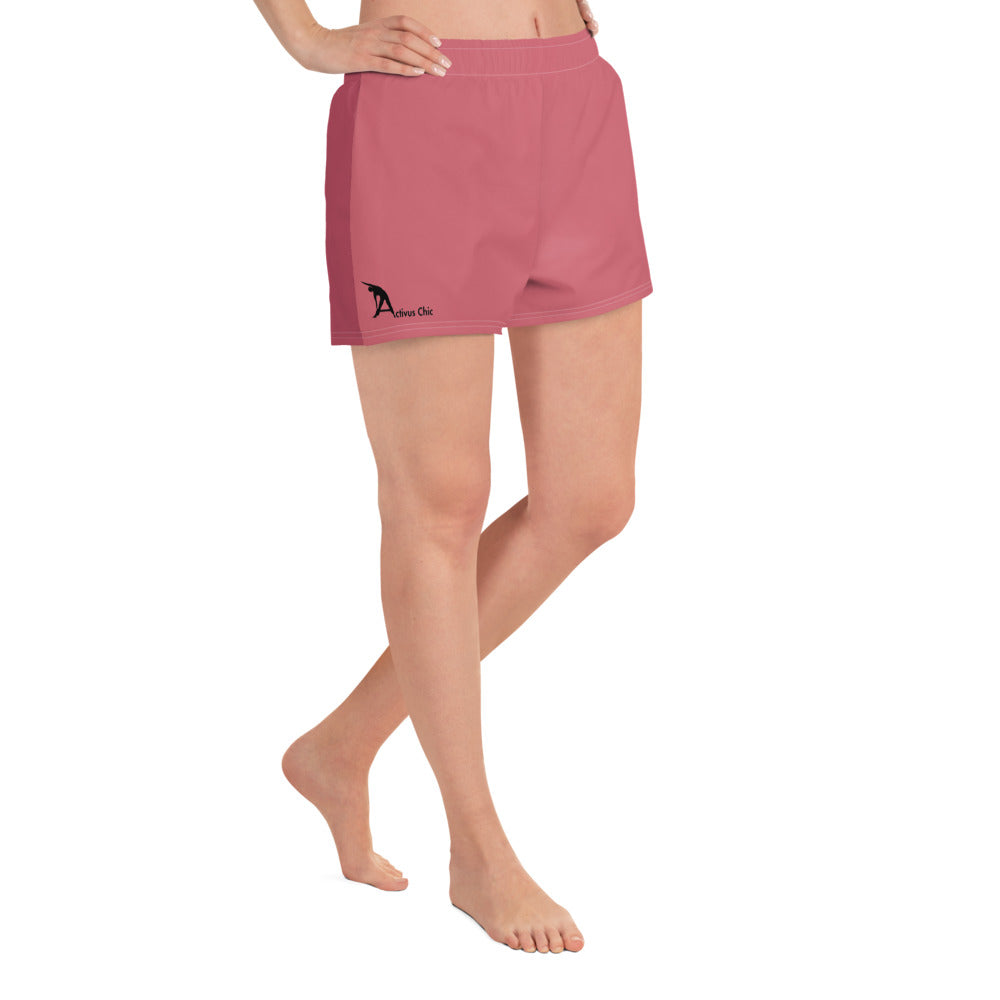 Mauve Two Tone Women’s Athletic Shorts