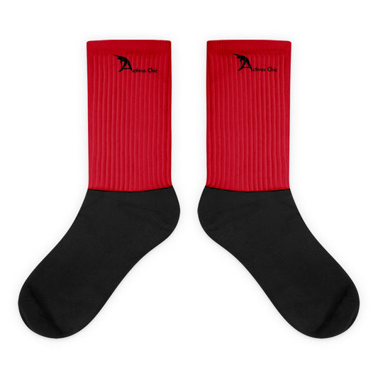 Red Activus Chic Socks