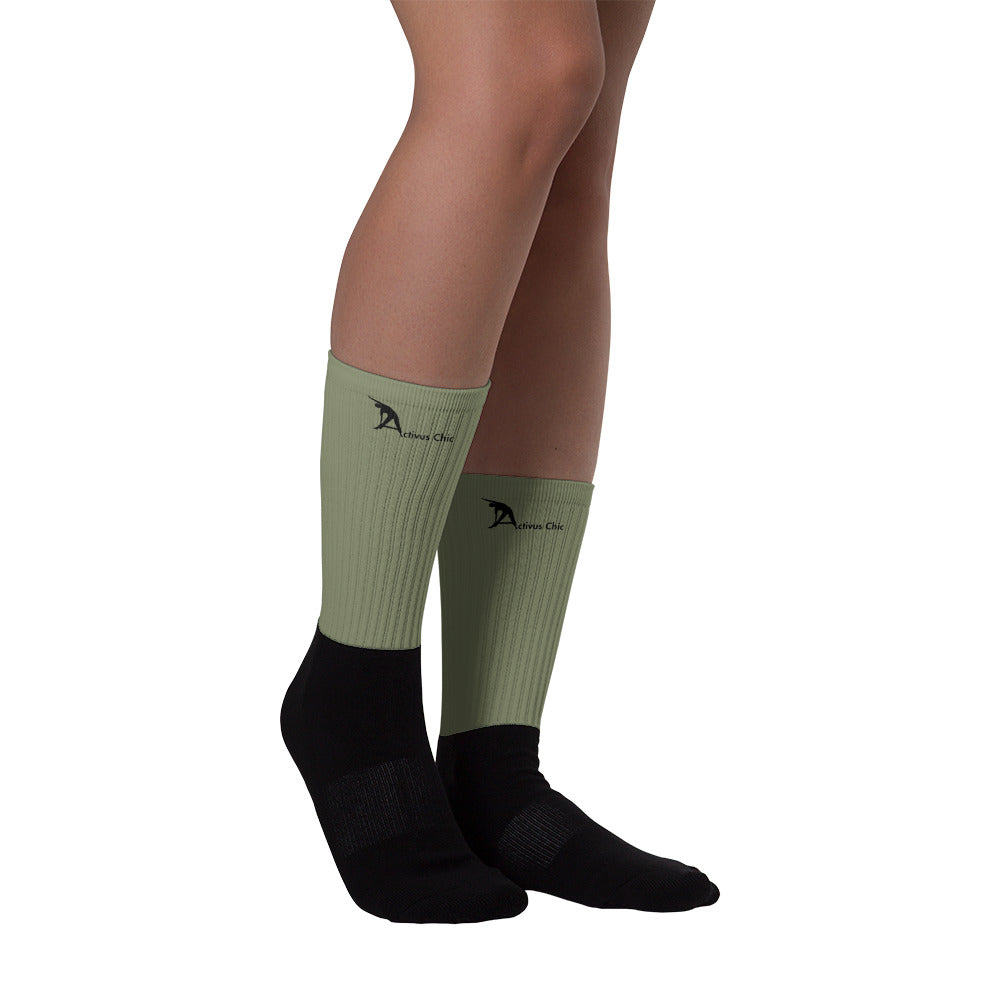 Military green Activus Chic Socks