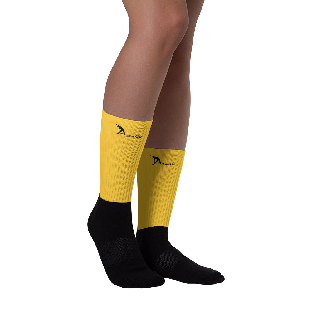 Yellow Activus Chic Socks