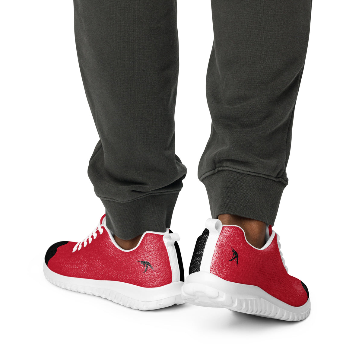 Red and Black Aces - Men’s athletic shoes
