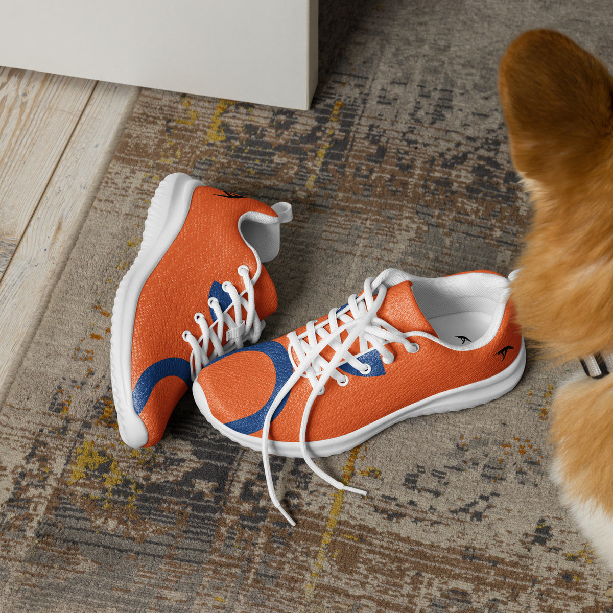 Orange and Blue Aces - Men’s athletic shoes