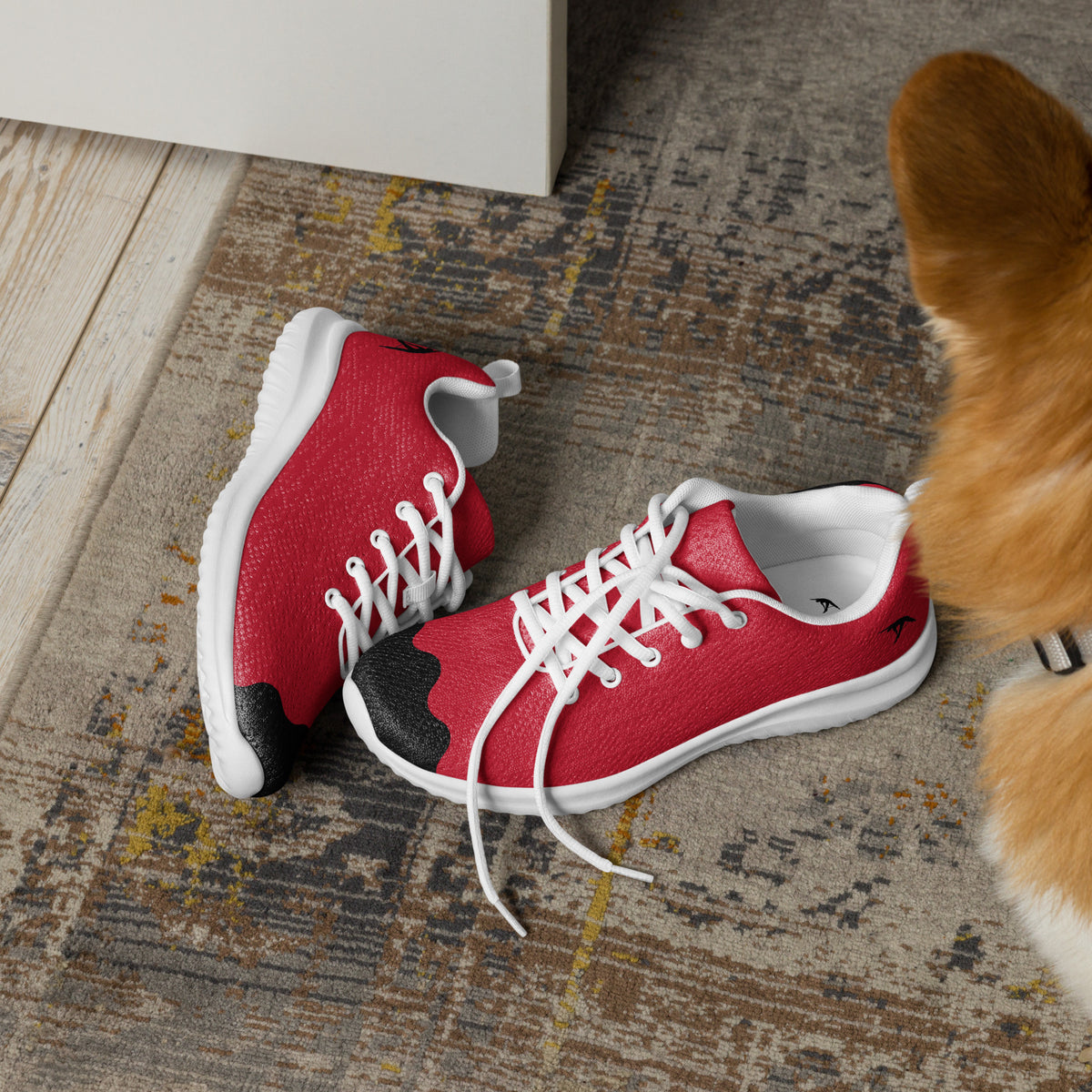 Red and Black Aces - Men’s athletic shoes