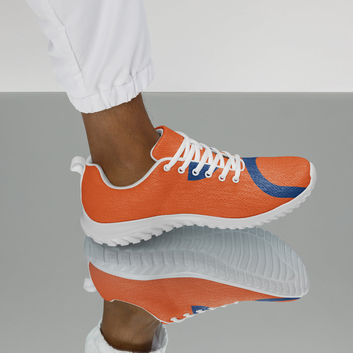 Orange and Blue Aces - Men’s athletic shoes