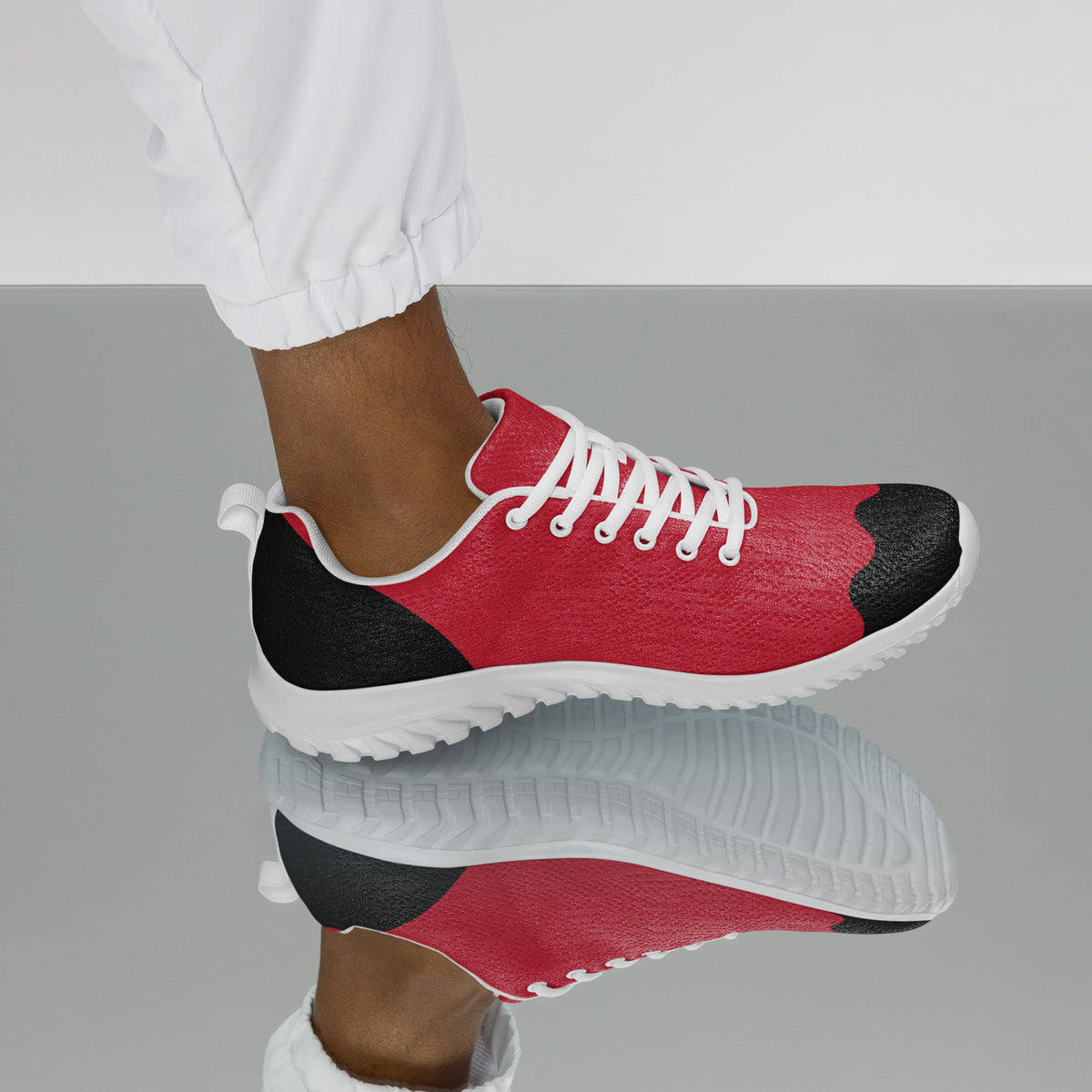 Red and Black Aces - Men’s athletic shoes