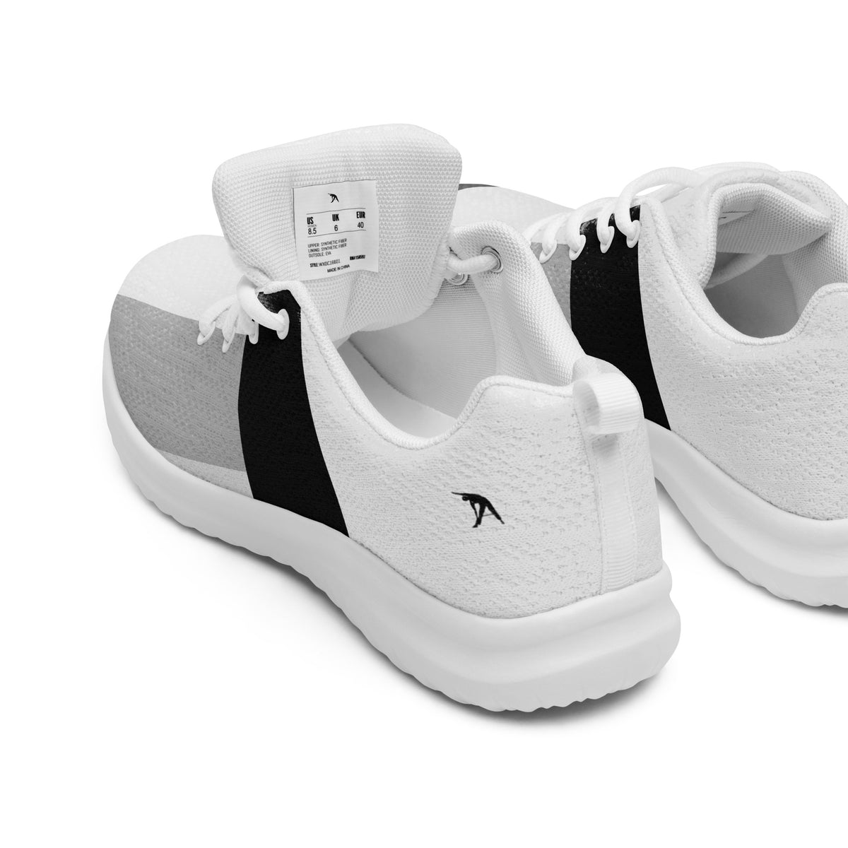 Black and White Briannes - Women’s athletic shoes