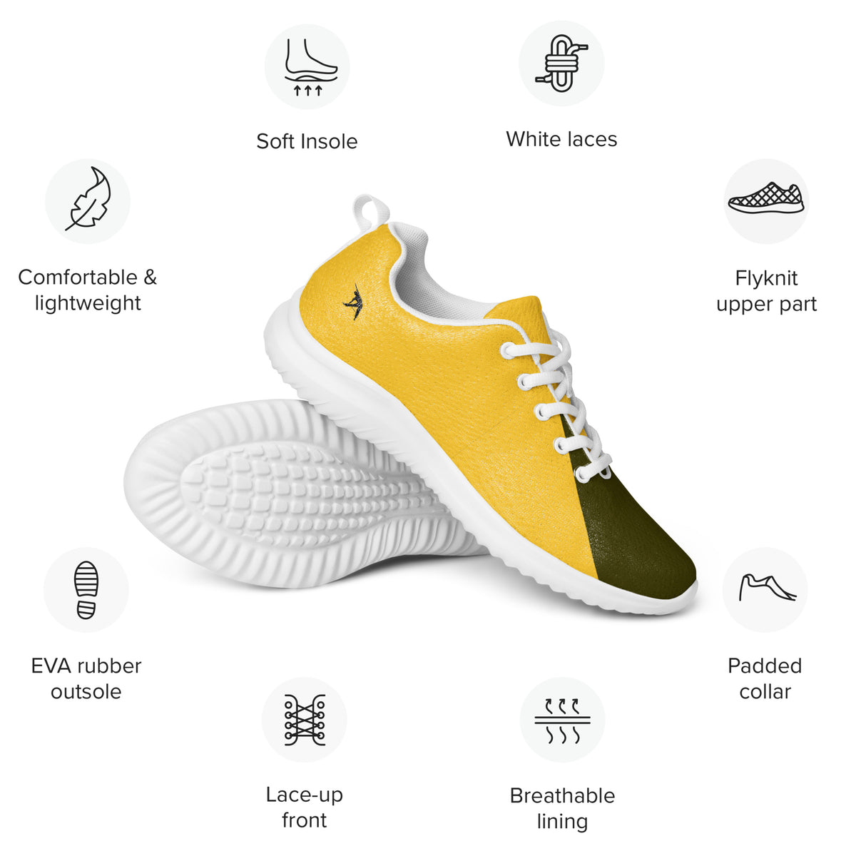 Yellow Briannes - Women’s athletic shoes