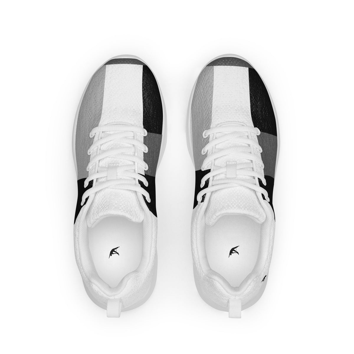 Black and White Briannes - Women’s athletic shoes