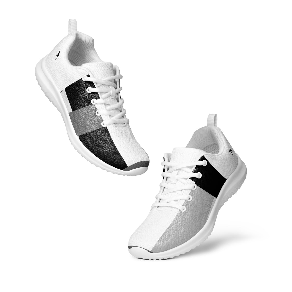 Black and White Briannes - Women’s athletic shoes