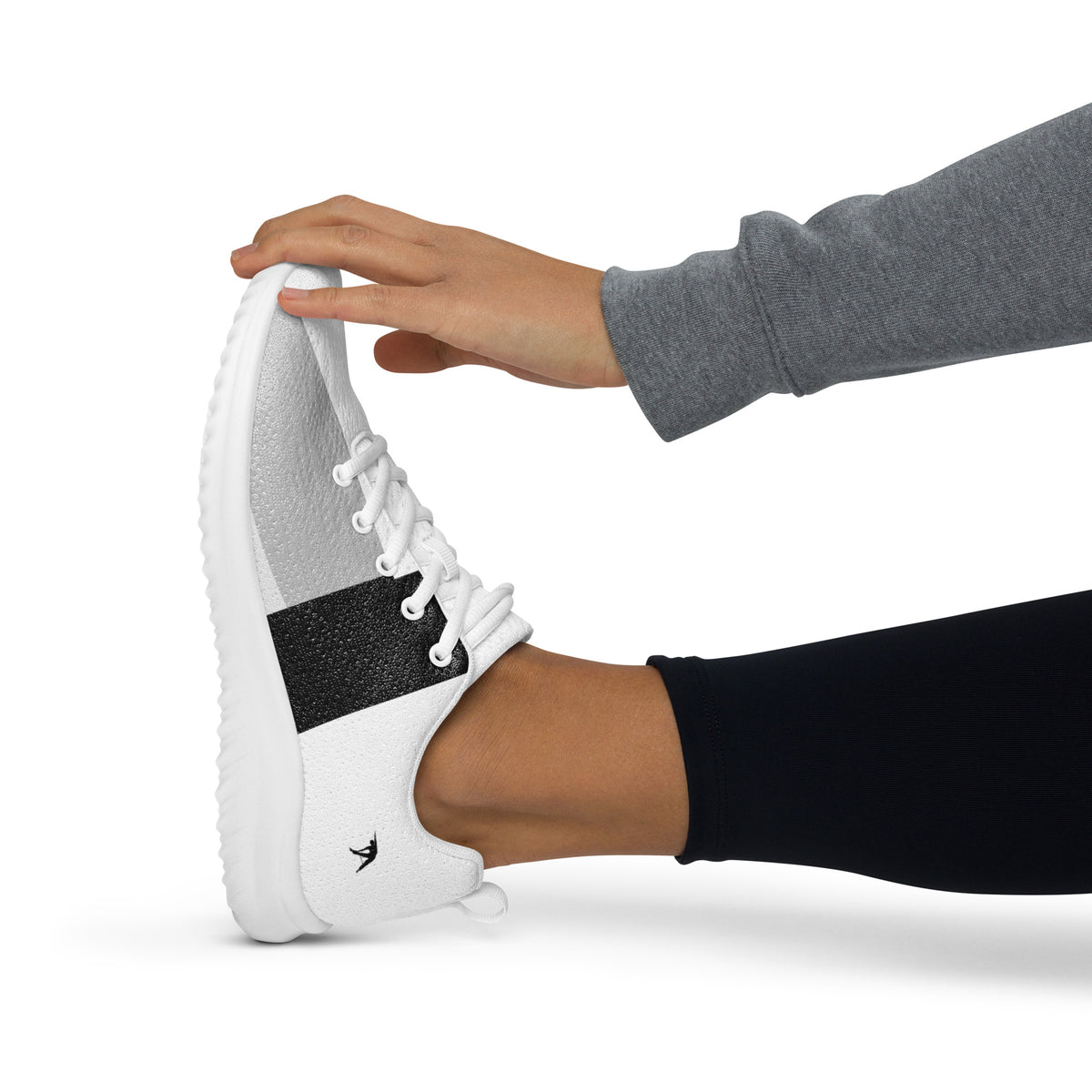 Black and White Briannes - Women’s athletic shoes