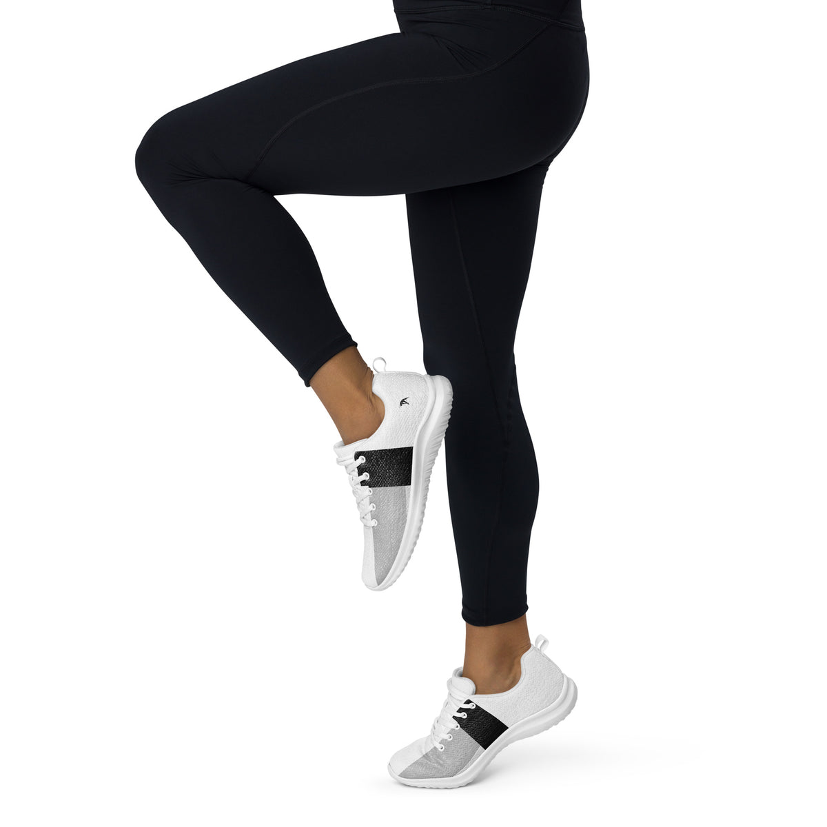 Black and White Briannes - Women’s athletic shoes
